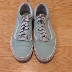 Teal vans